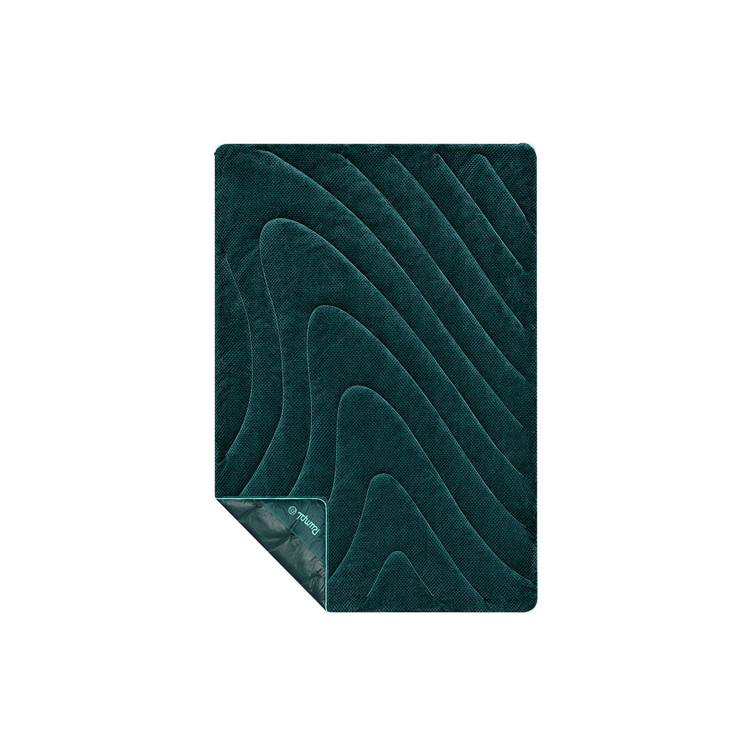 Fleece Puffy Mini Blanket - Jade Fade