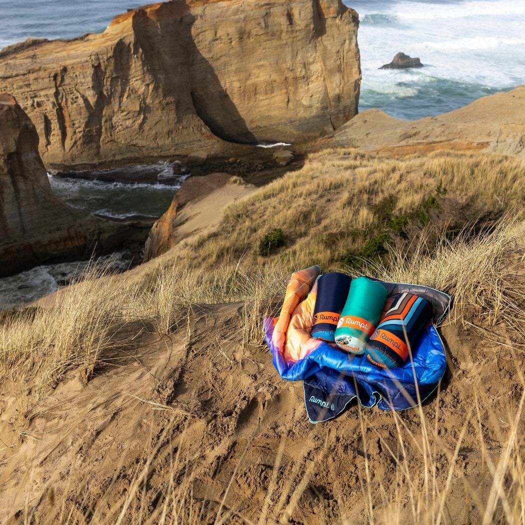 Original Puffy Blanket - Aqua Outer Banks