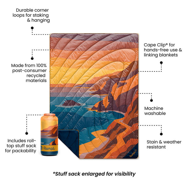 Original Puffy Blanket - Big Sur Fade