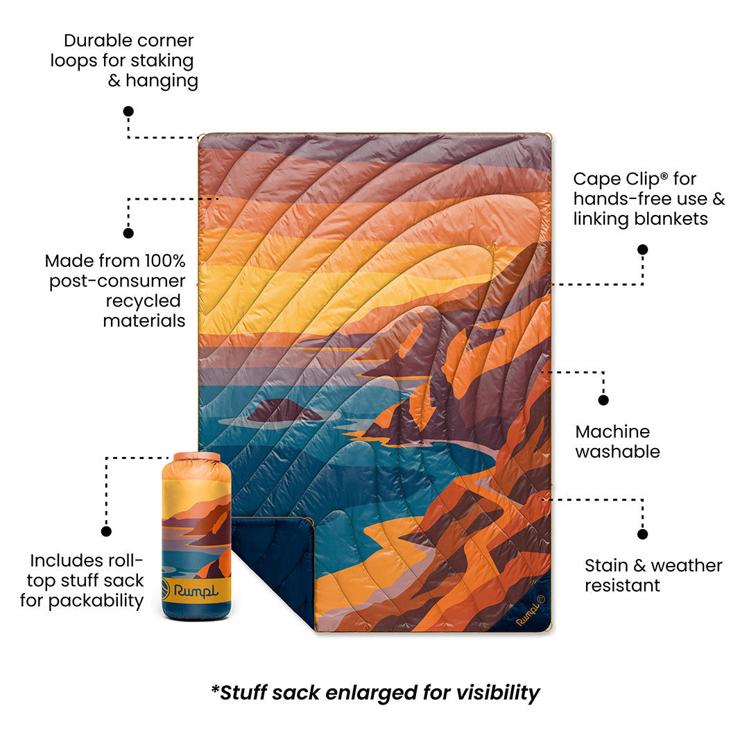 Original Puffy Blanket - Big Sur Fade