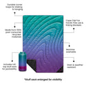 Original Puffy Blanket - Deep Violet Fade