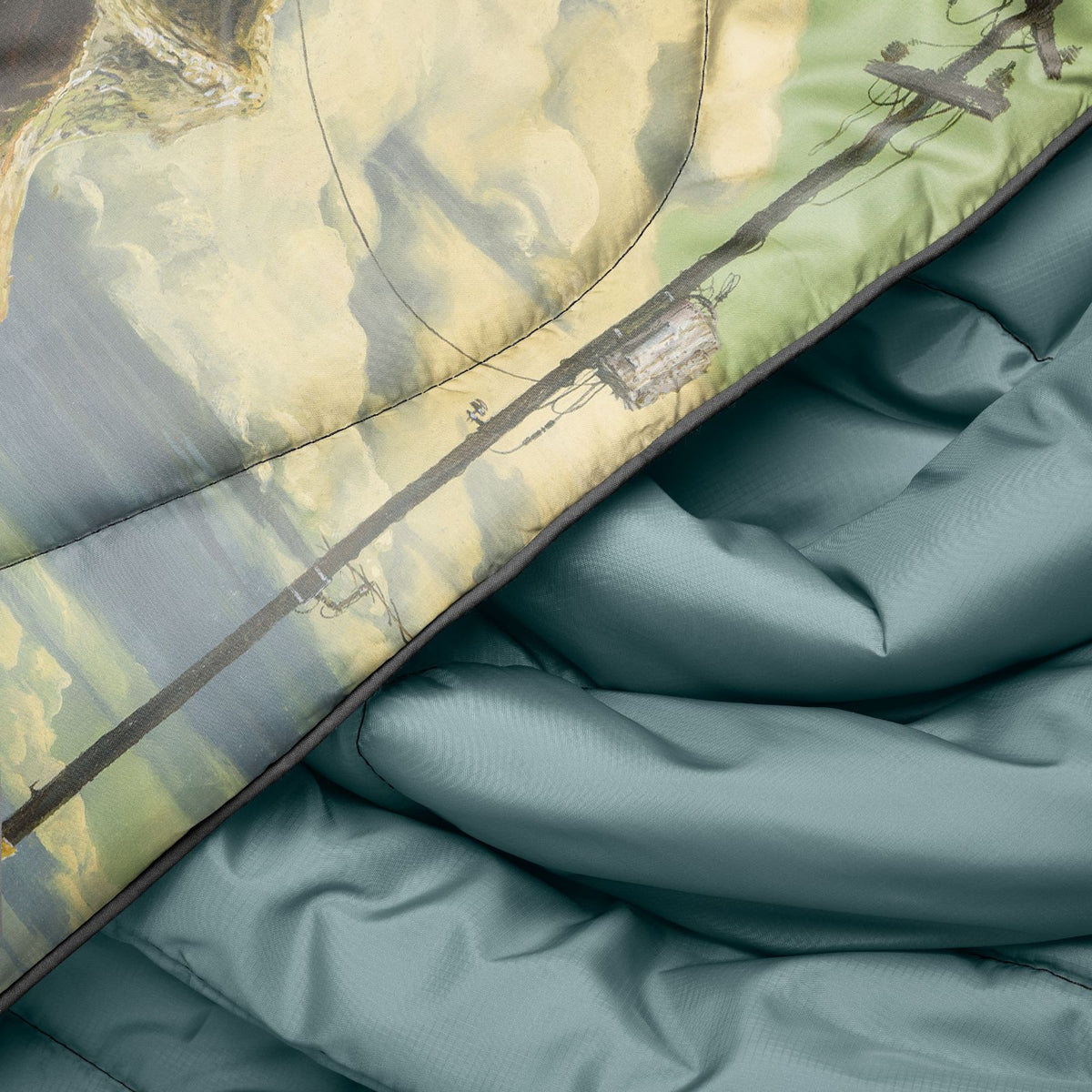 Original Puffy Blanket - Dirt Nap Blanket (Liquid Death Edition)