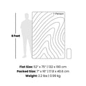Original Puffy Blanket - Fig Retro Reflection