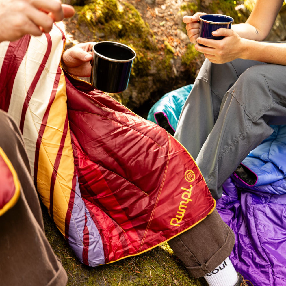 Original Puffy Blanket - Fig Retro Reflection