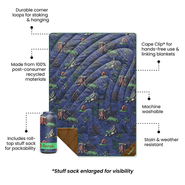 Original Puffy Blanket - Forest Floor