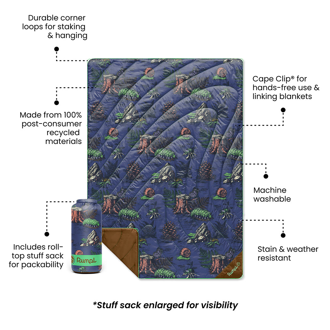 Original Puffy Blanket - Forest Floor