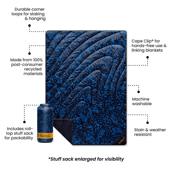 Original Puffy Blanket - Midnight Flare