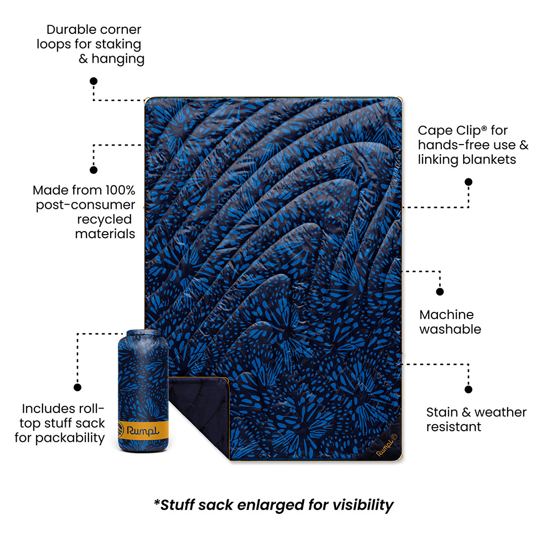 Original Puffy Blanket - Midnight Flare