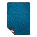 Original Puffy Blanket - Midnight Retro Stripes