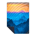 Original Puffy Blanket - Misty Peaks Mountainscape