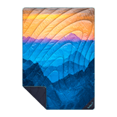 Original Puffy Blanket - Misty Peaks Mountainscape