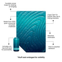 Original Puffy Blanket - Ocean Fade