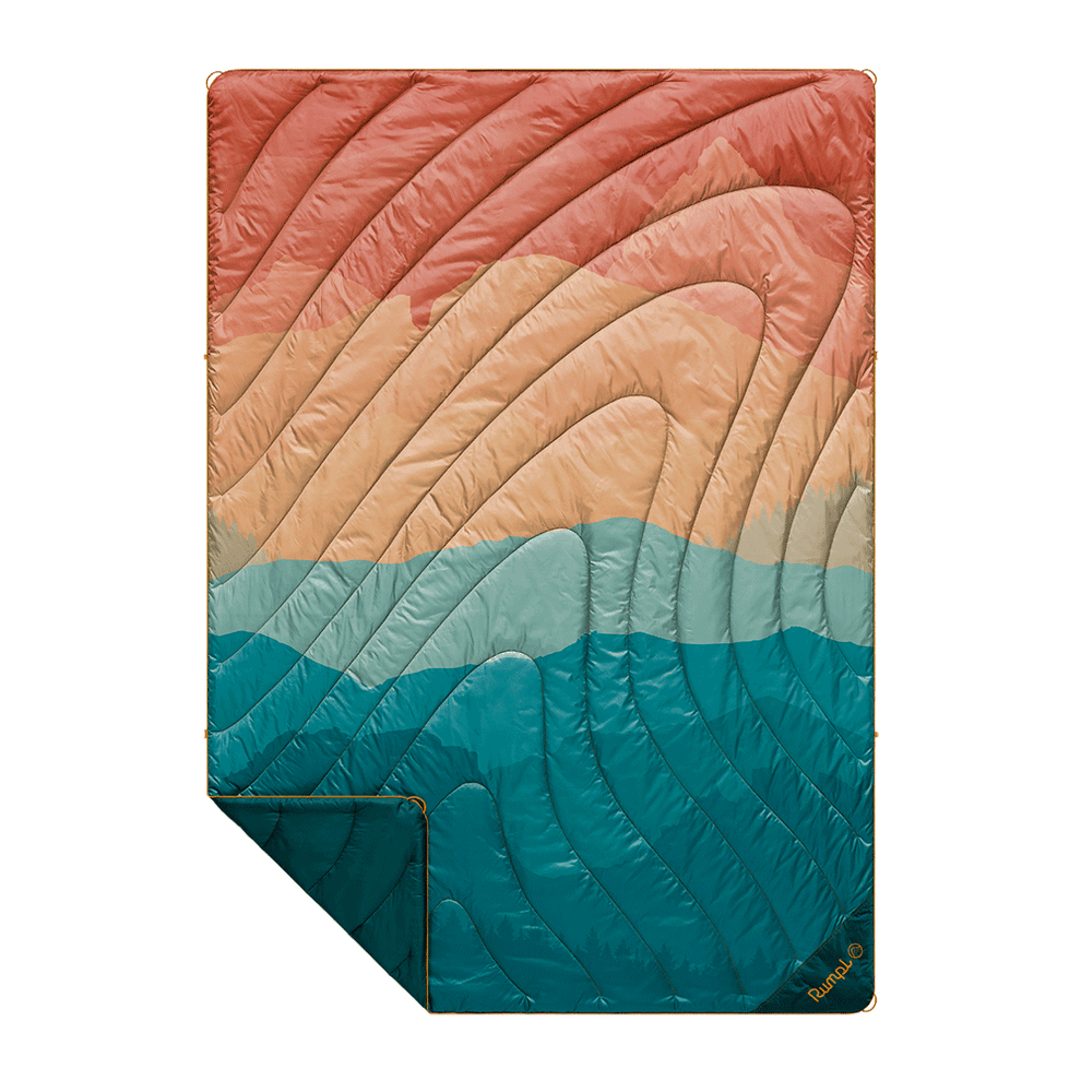 Original Puffy Blanket - Rocky Mountain Sunset Fade