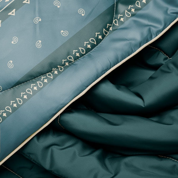 Original Puffy Blanket - Sage Bronco Bandana