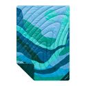 Original Puffy Blanket - Valley Seascape