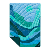 Original Puffy Blanket - Valley Seascape