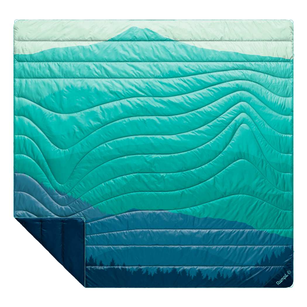 Original Puffy Blanket - Seascape Ridge Mountains