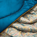 Original Puffy Throw Blanket - Mustard Fern