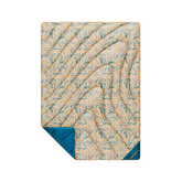 Original Puffy Throw Blanket - Mustard Fern