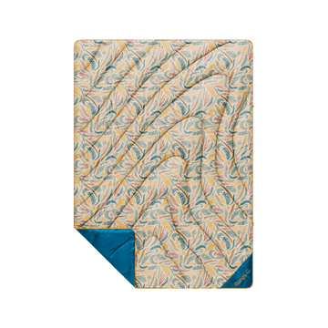 Original Puffy Throw Blanket - Mustard Fern