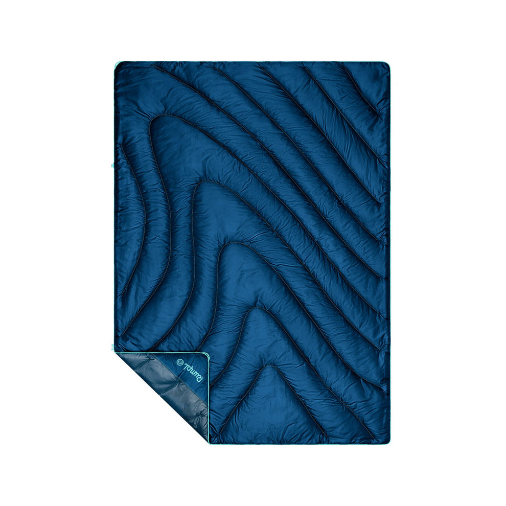 Original Puffy Throw Blanket - Seascape Ridge Mountains
