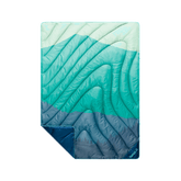 Original Puffy Throw Blanket - Seascape Ridge Mountains