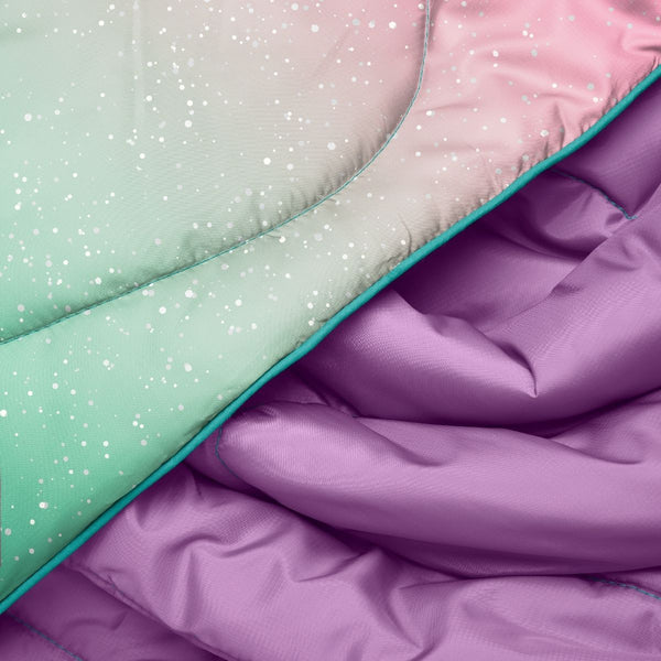 Original Puffy Throw Blanket - Unicorn Fade