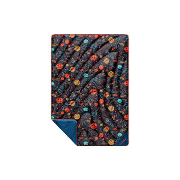 Original Puffy Mini Blanket - Bedtime Space Doodles