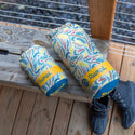 Original Puffy Mini Blanket - Mustard Fern