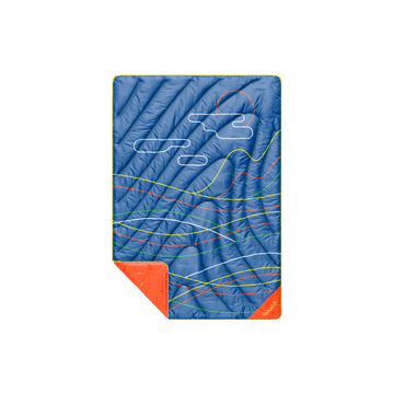 Original Puffy Mini Blanket - New Wave Blue