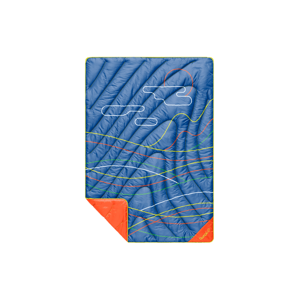 Original Puffy Mini Blanket - New Wave Blue