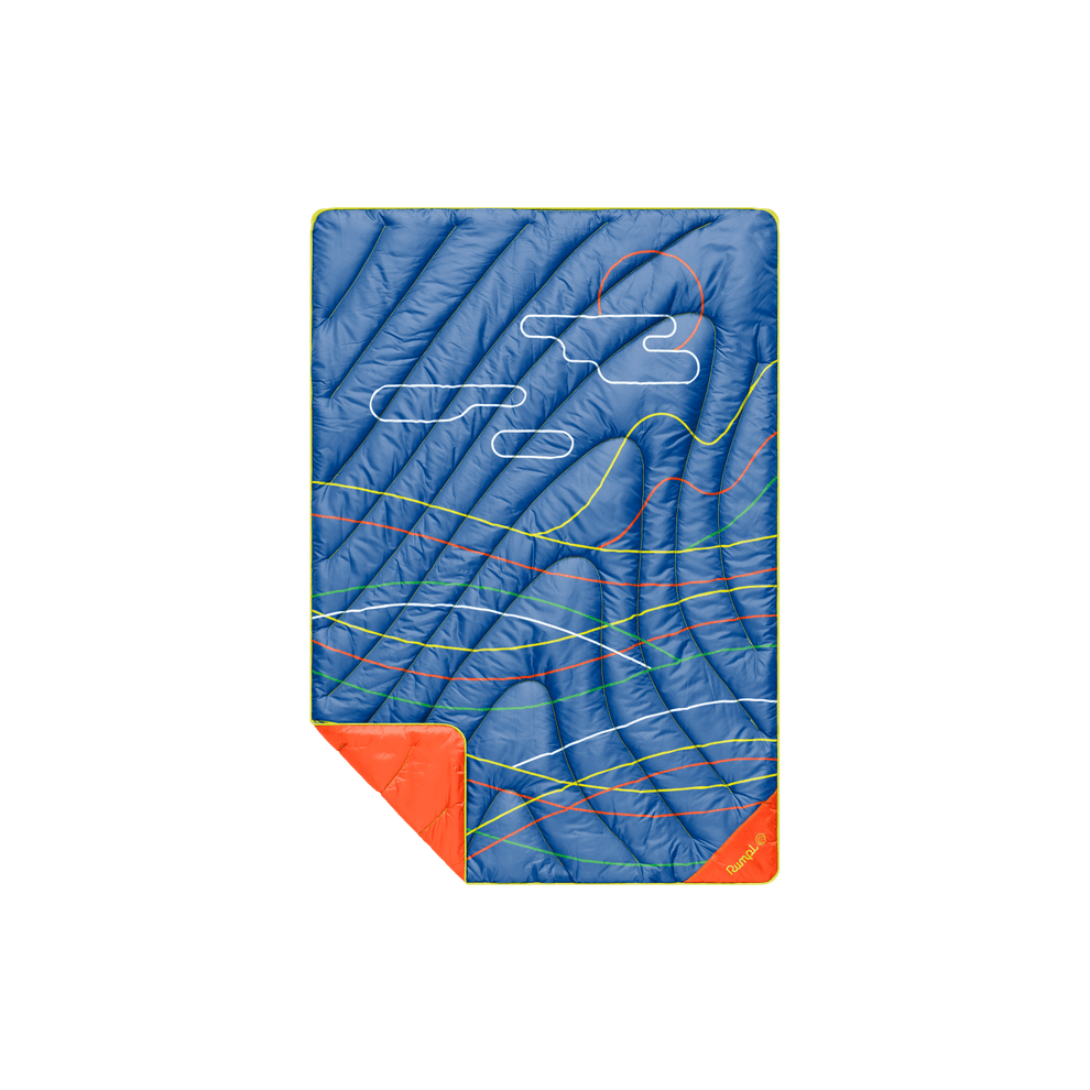 Original Puffy Mini Blanket - New Wave Blue