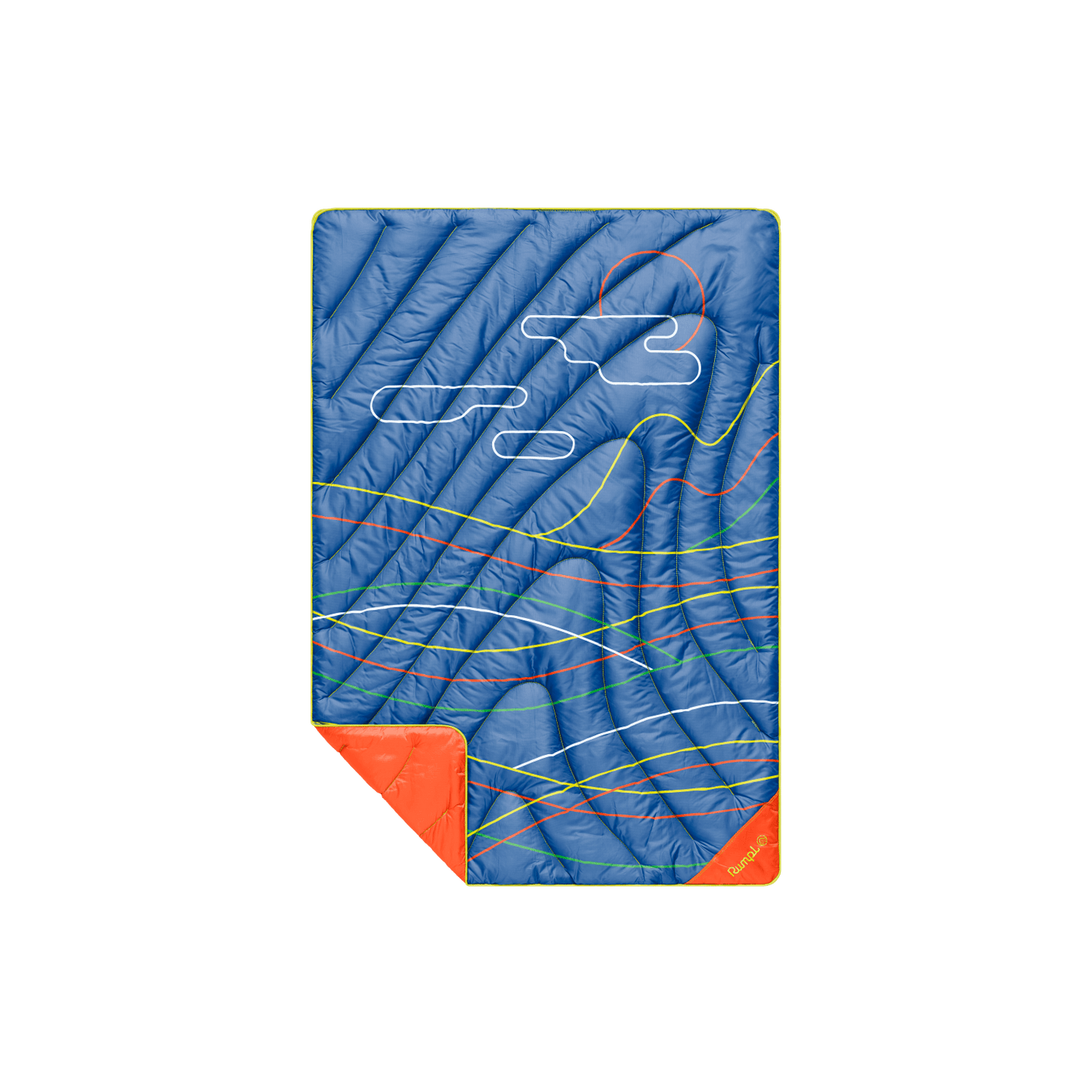 Original Puffy Mini Blanket - New Wave Blue