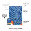 Original Puffy Mini Blanket - New Wave Blue