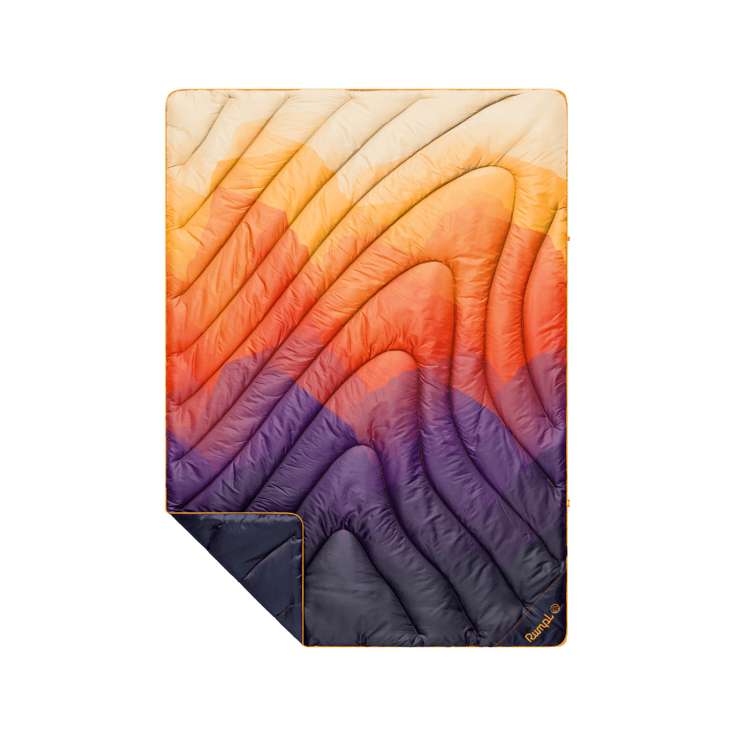 Original Puffy Throw Blanket - Watercolor Glow