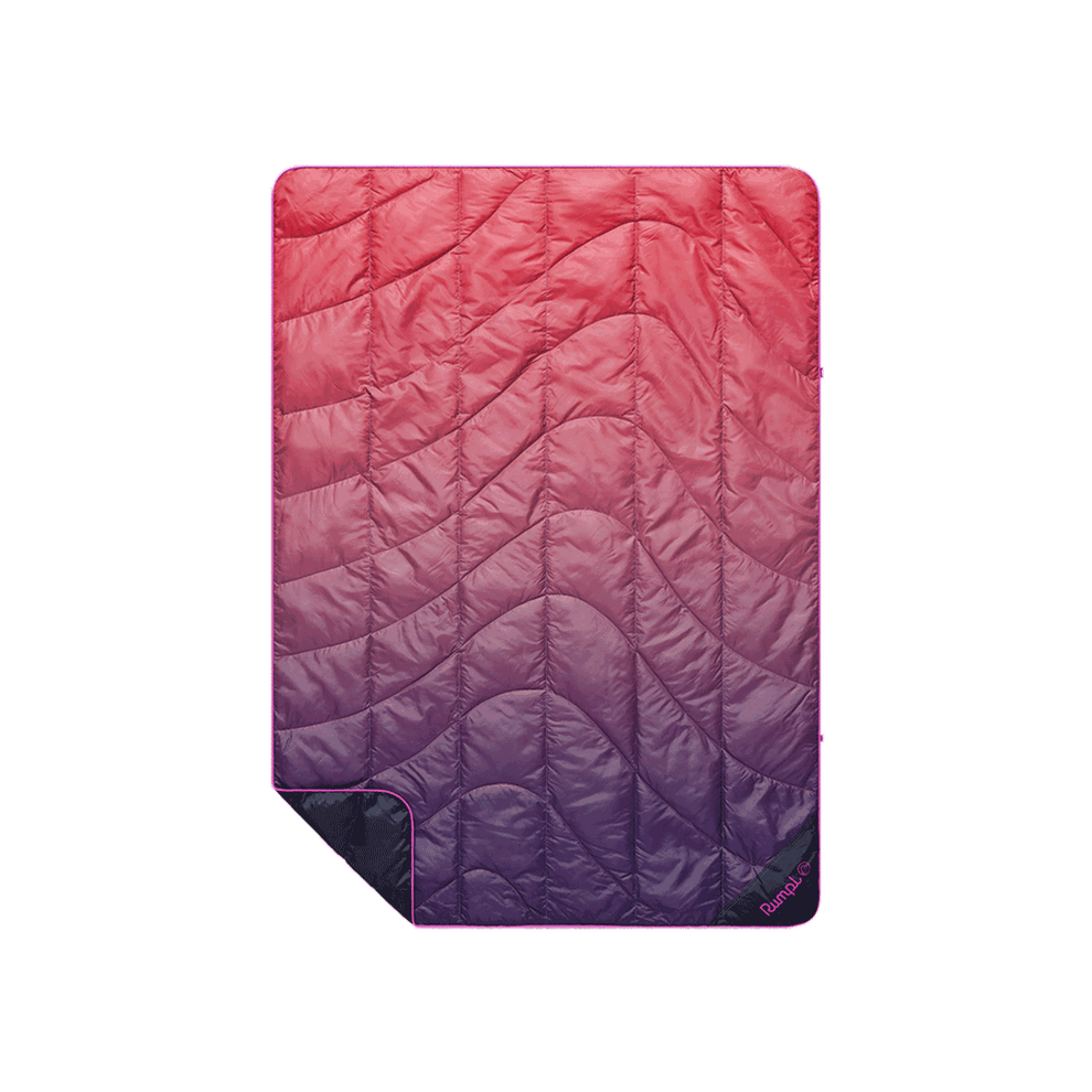 Travel Puffy Blanket - Berry Fade