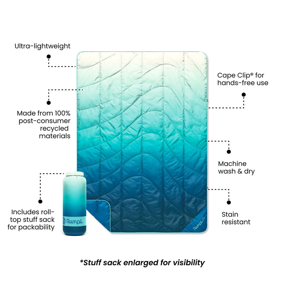 Travel Puffy Blanket - Deepfoam Fade