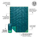 Backcountry Puffy Blanket - Sage Mint Green