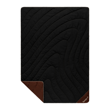 Campfire Puffy Blanket - Black Mocha