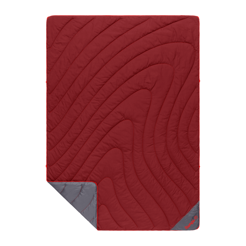 Campfire Puffy Blanket - Cherry Charcoal