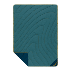 Campfire Puffy Blanket - Sage Navy