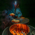 Campfire Puffy Blanket - Sage Navy