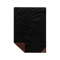 Campfire Puffy Throw Blanket - Black Mocha