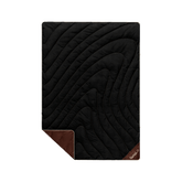 Campfire Puffy Throw Blanket - Black Mocha