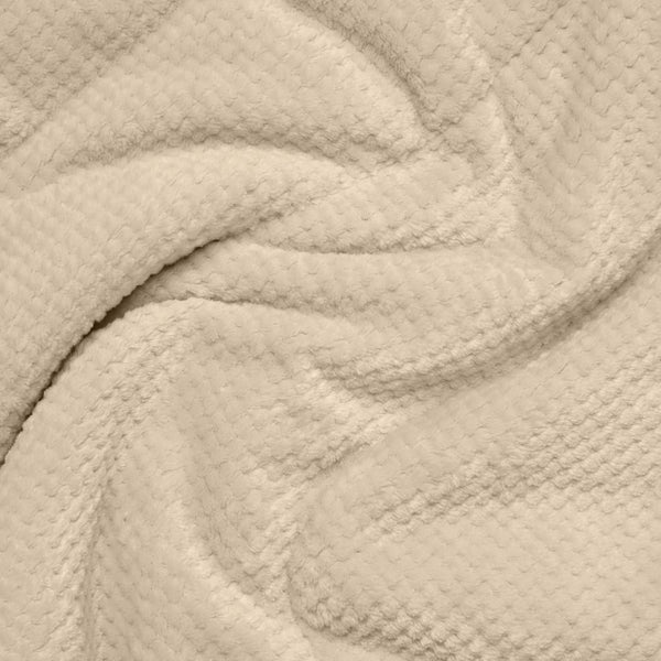 Fleece Puffy Blanket - Seascape Cream