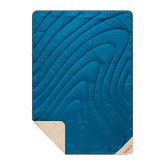Fleece Puffy Blanket - Seascape Cream