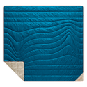 Fleece Puffy 2 Person Blanket - Seascape Cream