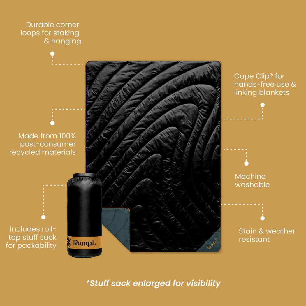 Original Puffy Blanket - Black - Custom
