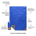 Original Puffy Blanket - Burning Blue