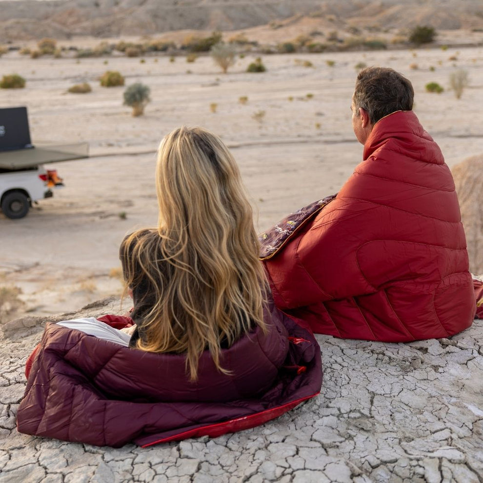 Original Puffy Blanket - Fig Cherry